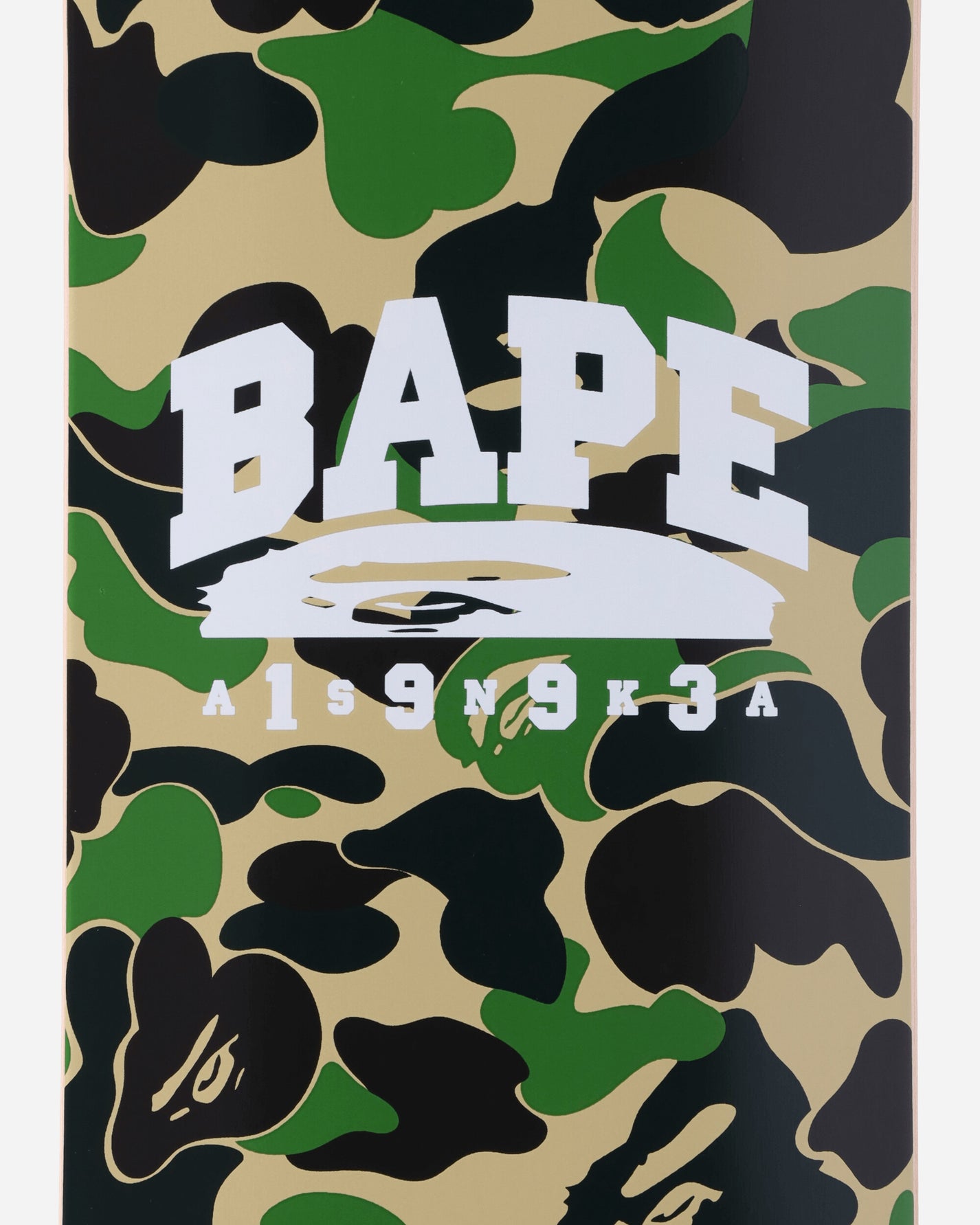 A Bathing Ape Abc Camo Skateboard M Green Skateboarding Decks 1K30182044 GREEN