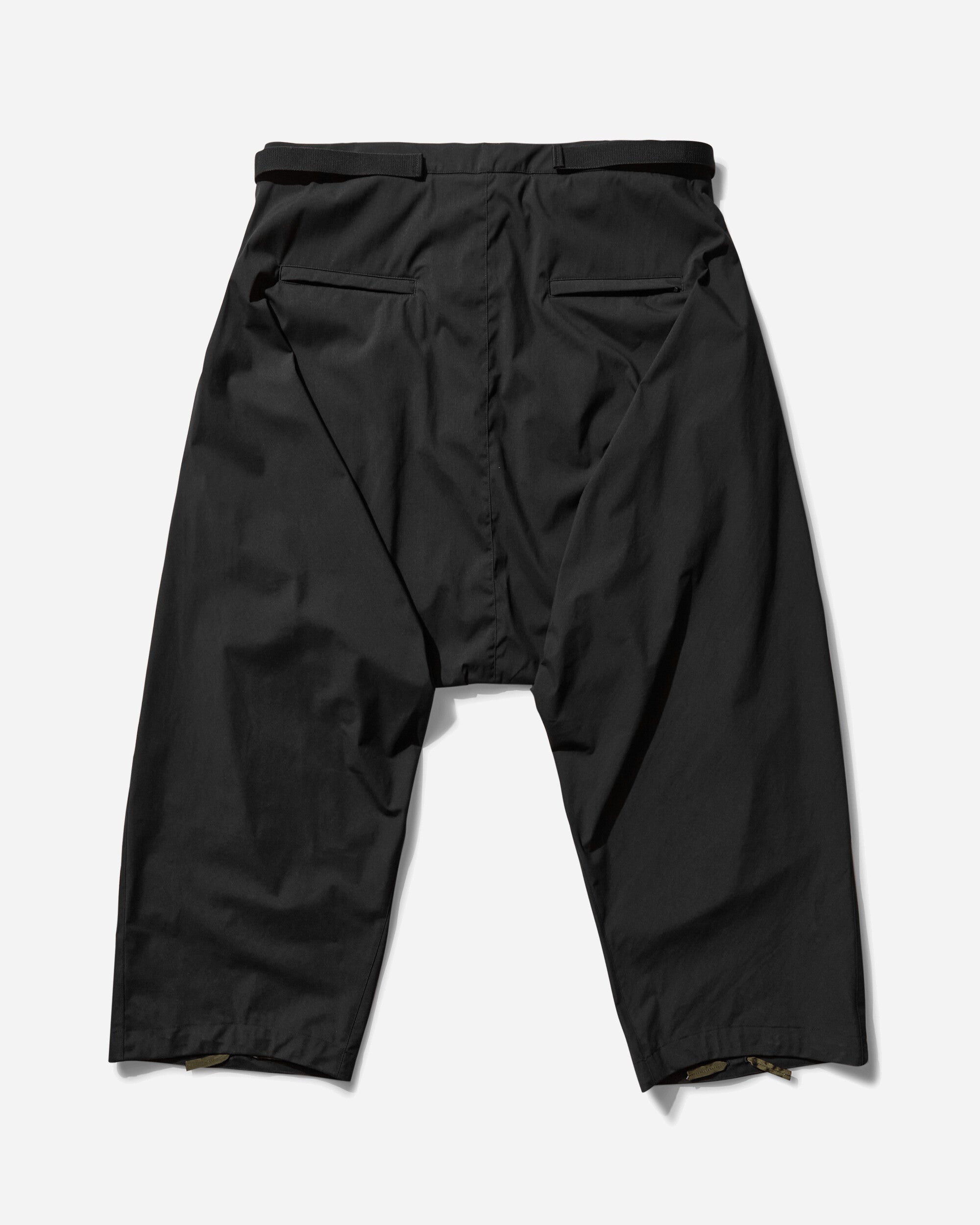 Acronym Encapsulated Nylon Ultrawide Drawcord Trouser Black Pants Track Pants P30BL-E 1