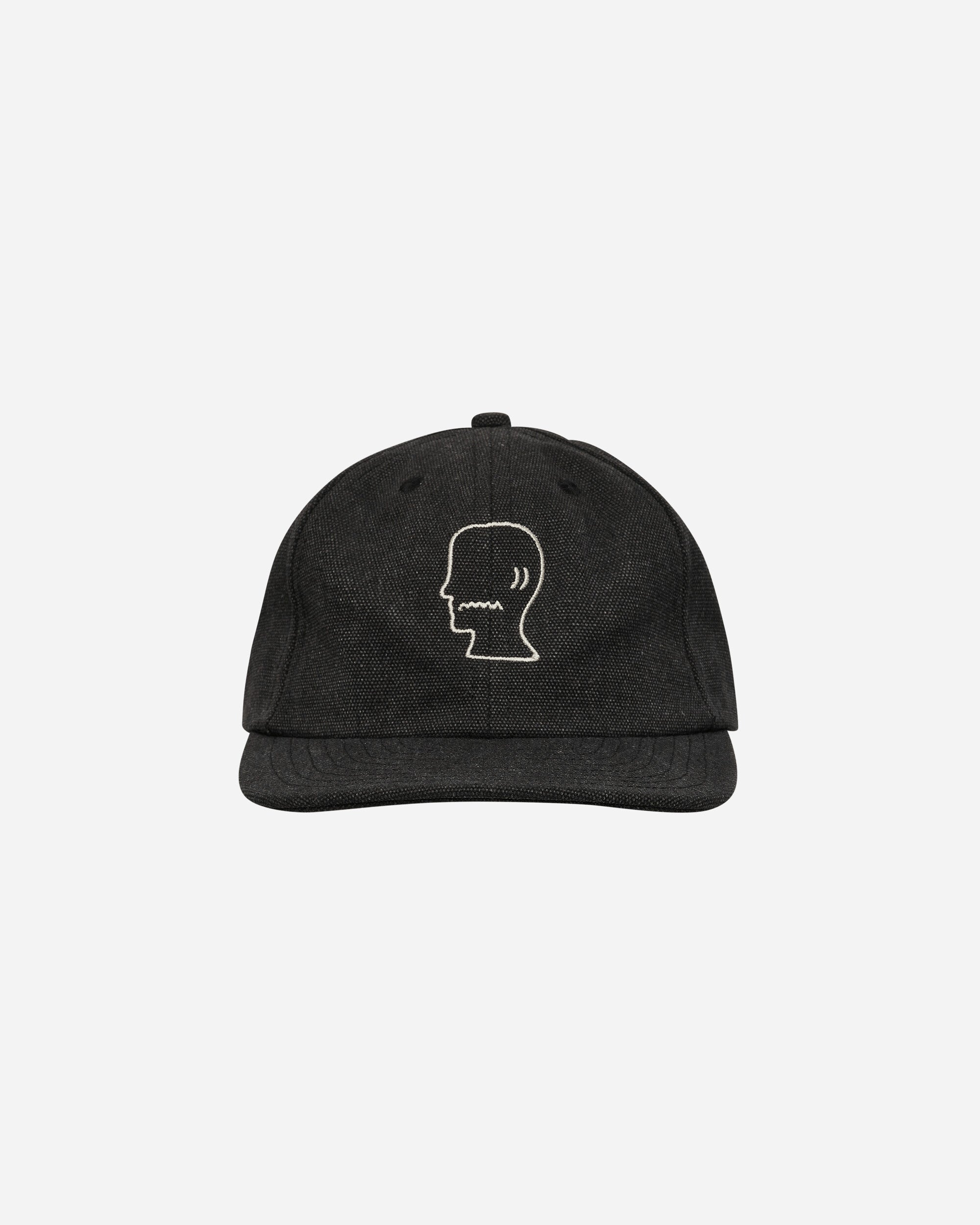 Brain Dead Washed Twill Logohead Hat Black Hats Caps H01003922 BLACK