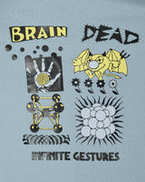 Brain Dead Infinite Gestures T-Shirt Slate T-Shirts Shortsleeve T00003837BL SLATE