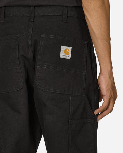 Carhartt WIP Single Knee Pant Black Rinsed Pants Casual I031497W 8902