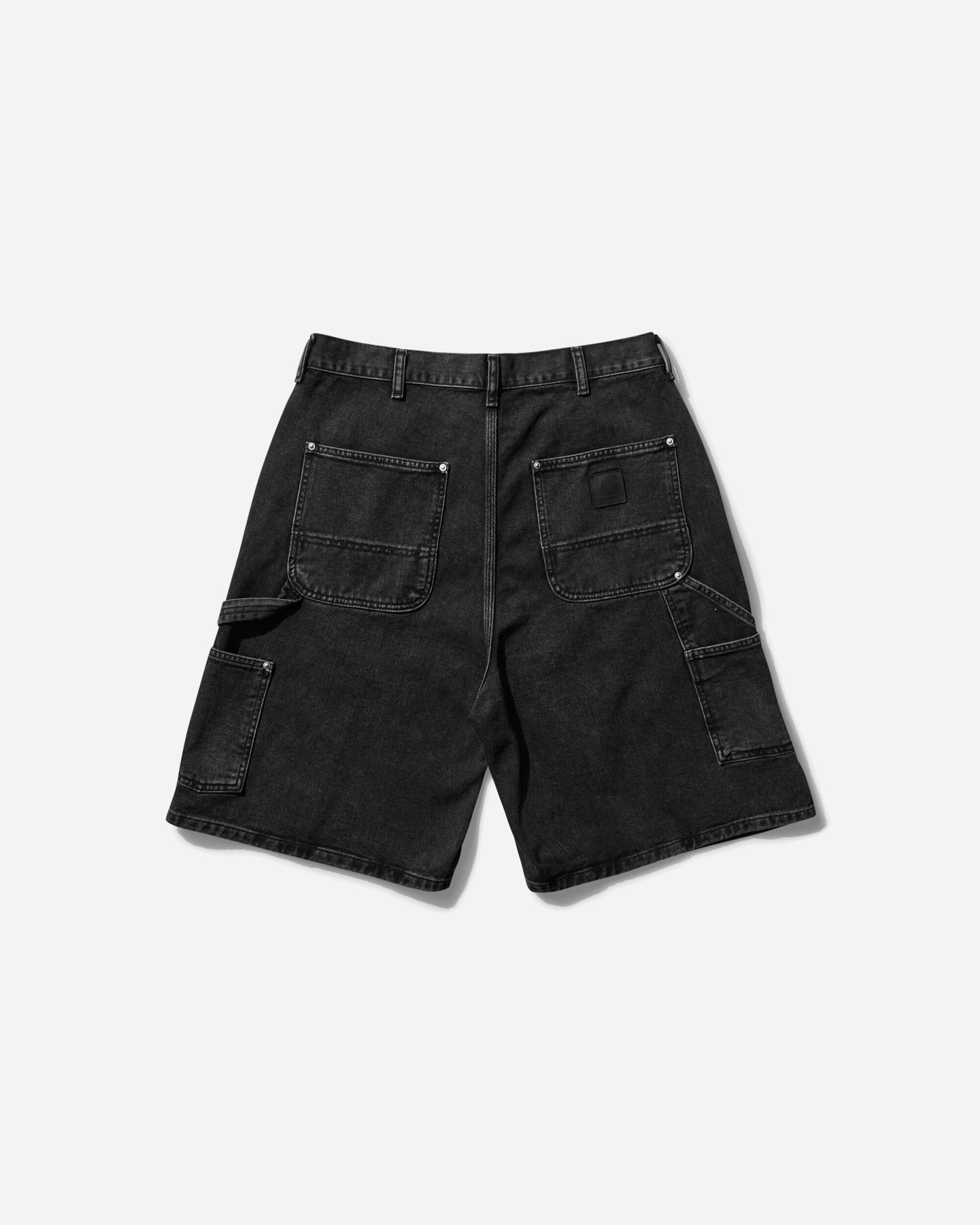 Carhartt WIP Rivet Short Black Stone Washed Shorts Short I034319 8906