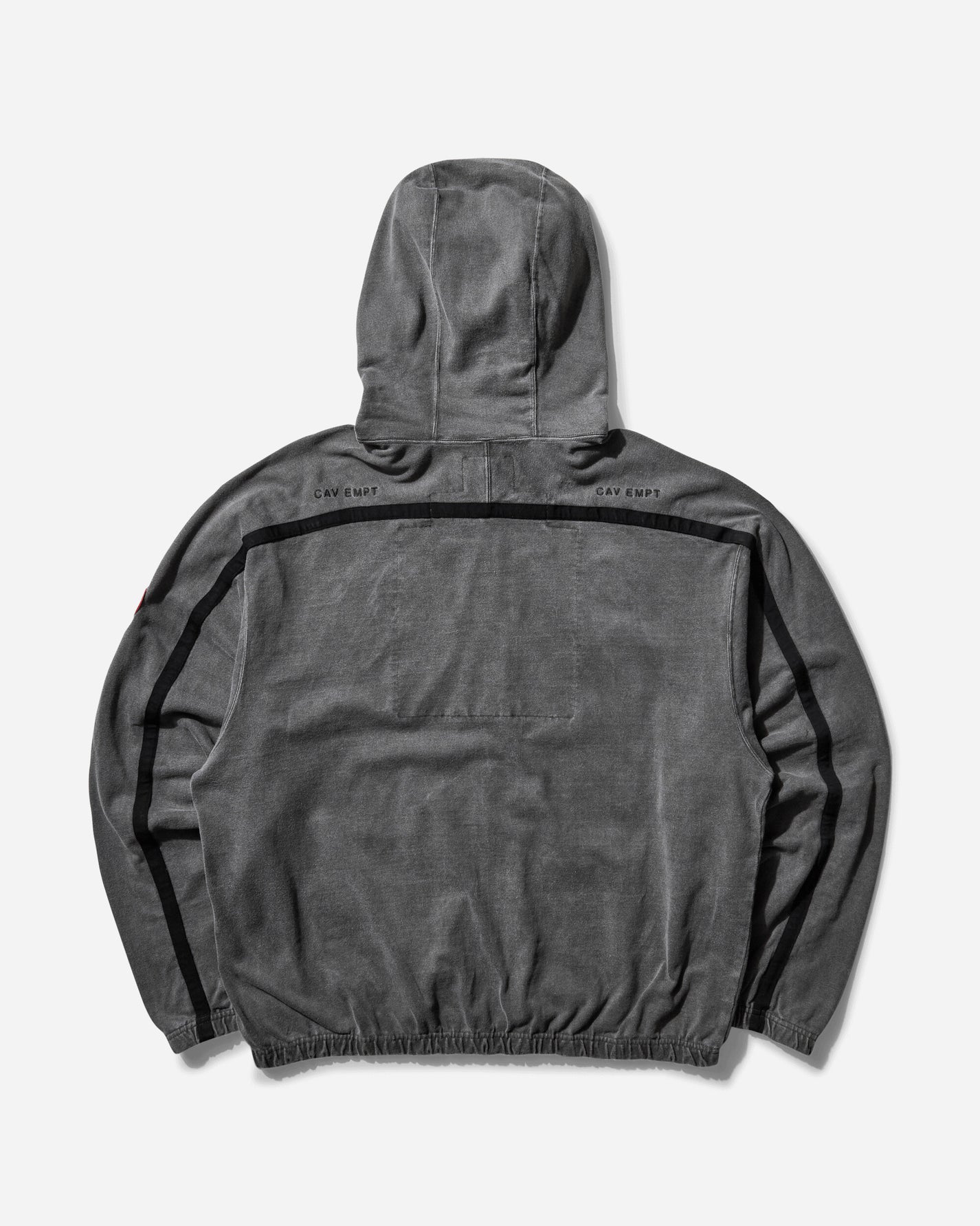 Cav Empt Overdye Taped Light Zip Hoody Charcoal Sweatshirts Zip-Ups CES26CS17 001