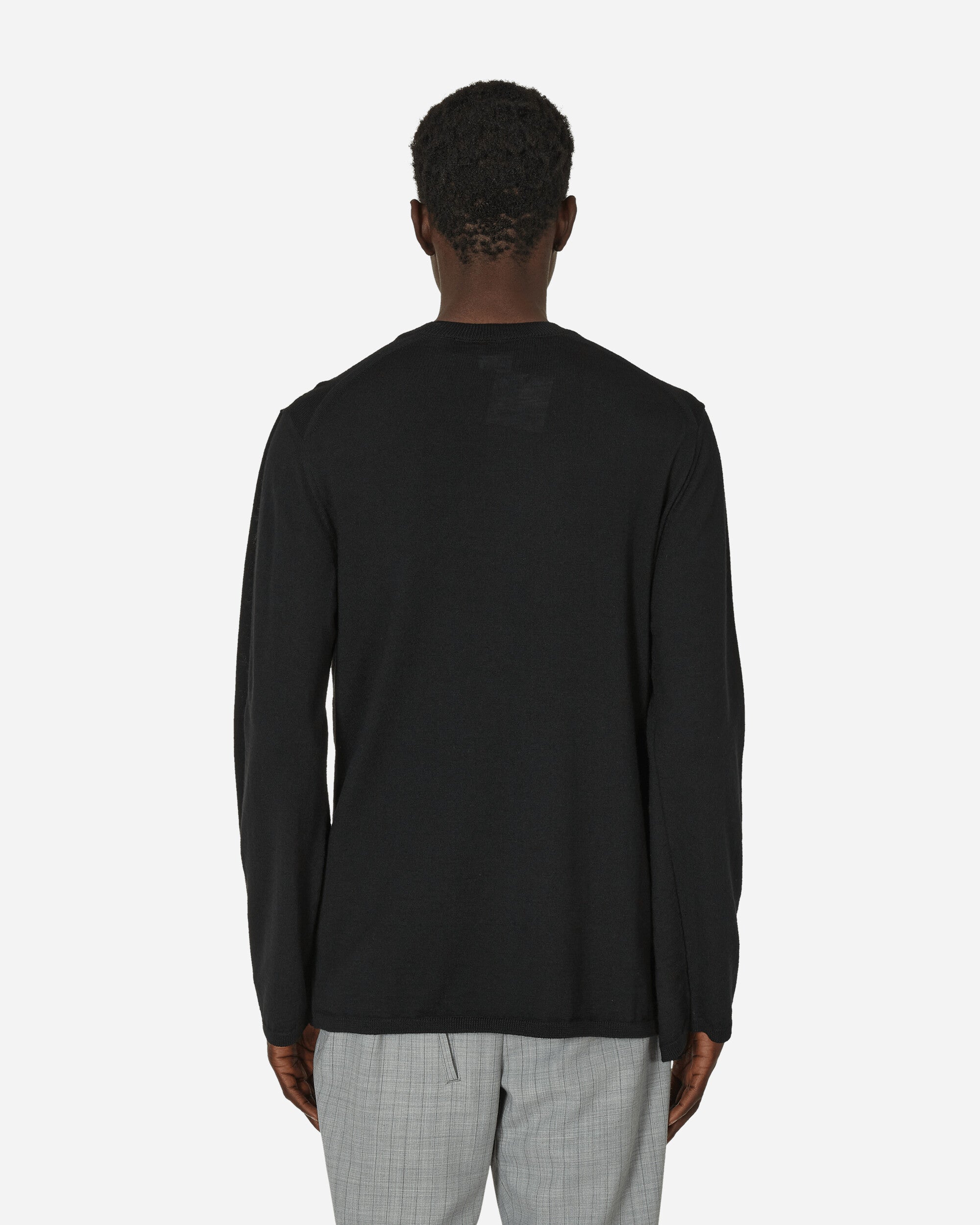 Comme Des Garçons Homme Plus Men'S Sweater Black X Black Knitwears Sweaters PM-N017-051 1