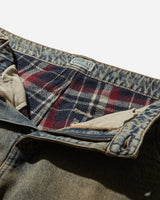 Guess USA Gusa Relaxed Pant W/ Flannel Gusa Coated Heavy St Pants Trousers M4BA74D4S18 GUS2