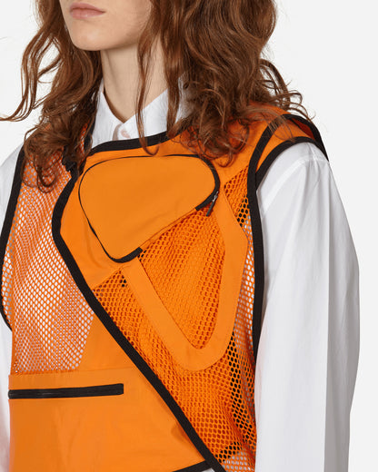 HYEIN SEO Wmns Utility Vest Orange Coats and Jackets Vests SS24-VT1O 001