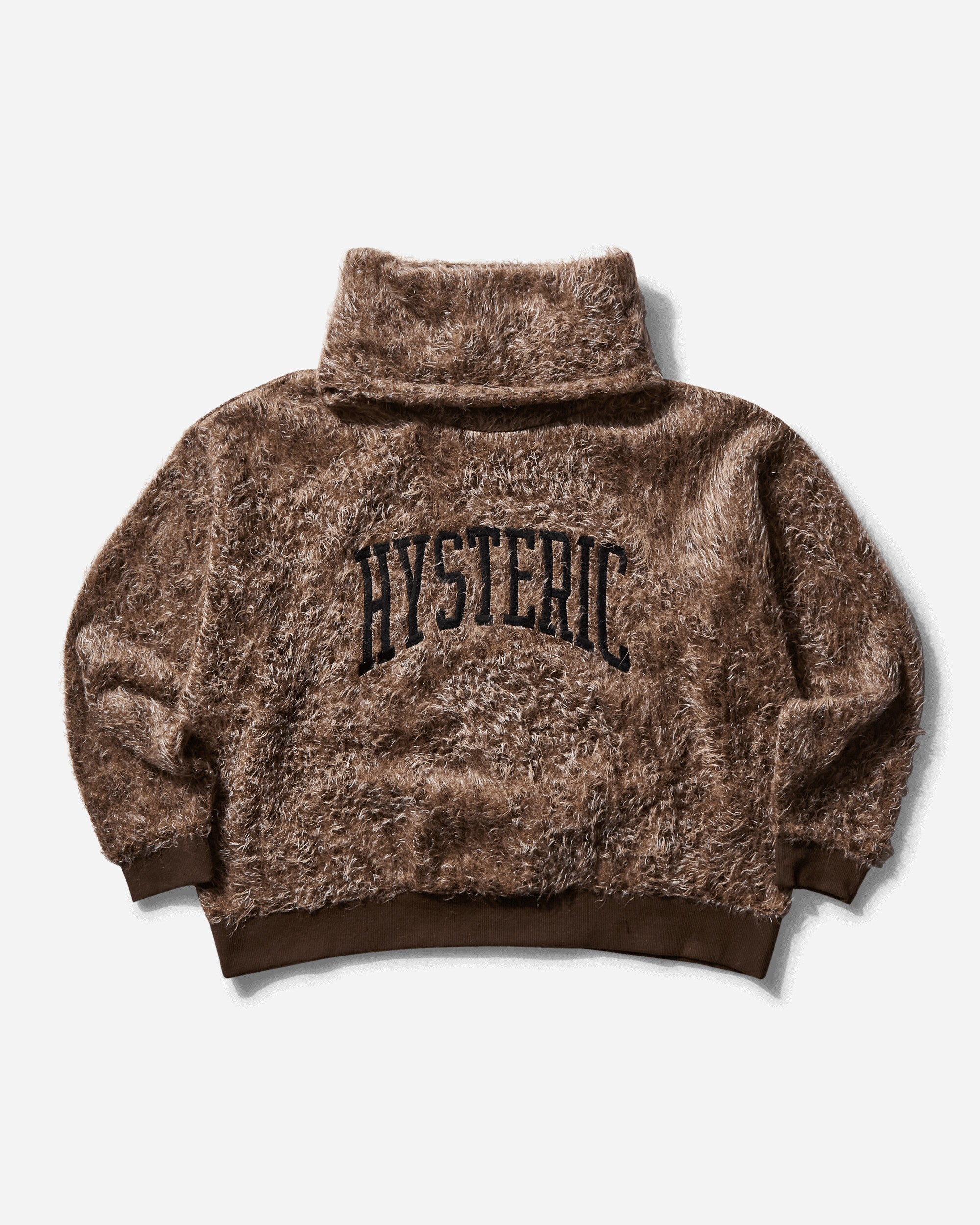 Hysteric Glamour Wmns Varsity Logo Beige Sweatshirts Crewneck CS049 A