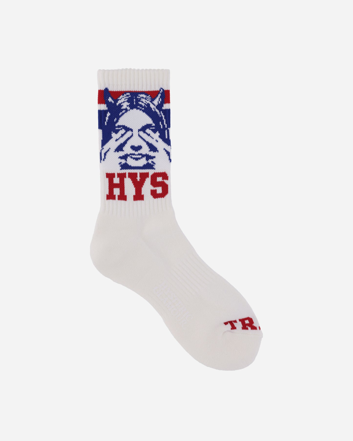 Hysteric Glamour See No Evil Sock White Underwear Socks QT019 A