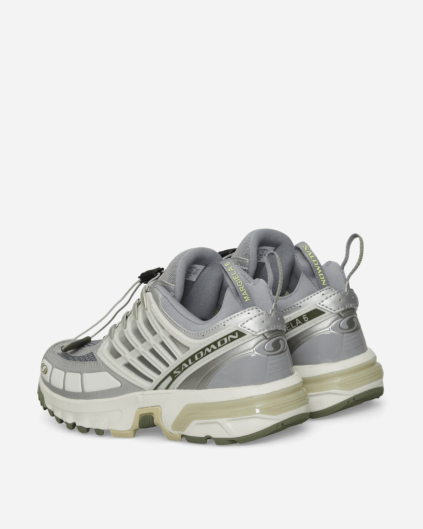 MM6 Maison Margiela Acs Pro Mm6 Maison Margiela Sharkskin/Silver/Green Sneakers Low S59WS0214 HA457