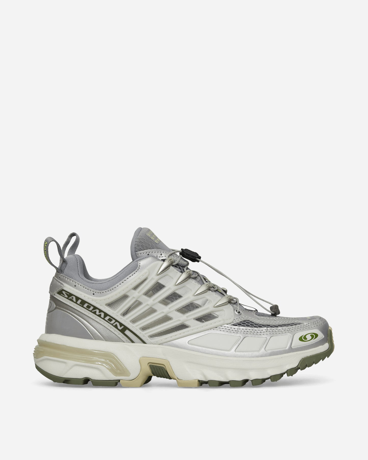 MM6 Maison Margiela Wmns Acs Pro Mm6 Maison Margiela Sharkskin/Silver/Green Sneakers Low S59WS0215 HA457