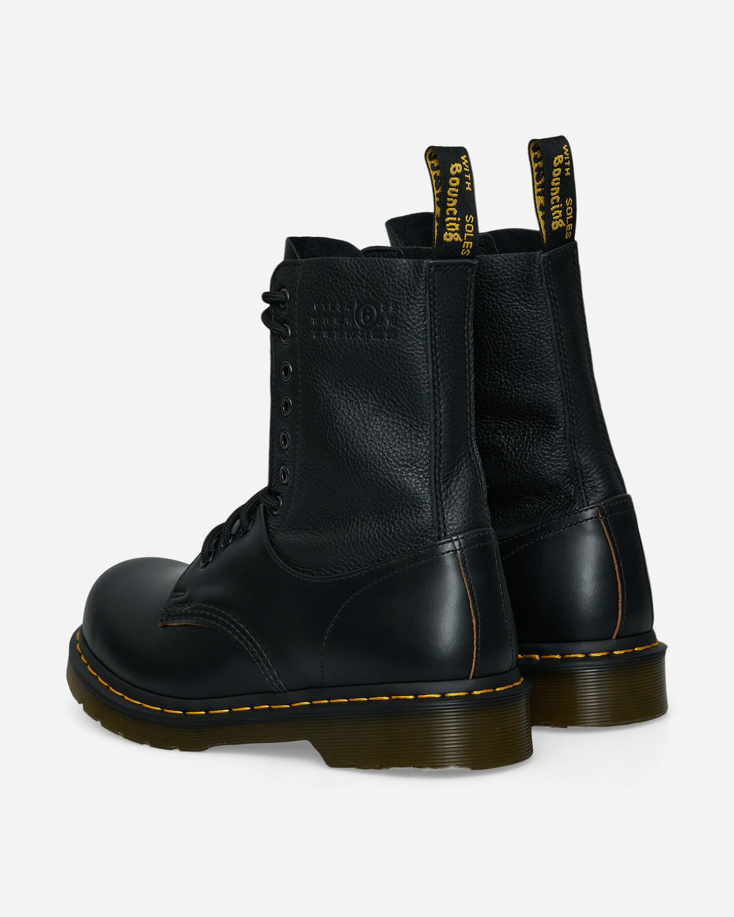 MM6 Maison Margiela 1490 10 Eye - Twisted And Reimagined - 85 Last Black/Black Boots Mid Boot SH3WU0009P8030 H6851