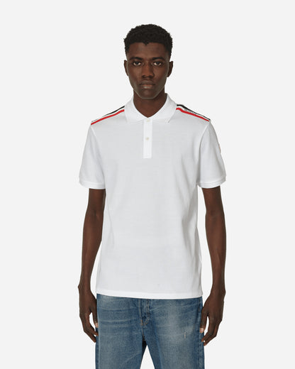 Moncler Ss Polo White T-Shirts Polo 8A0002089A16 002