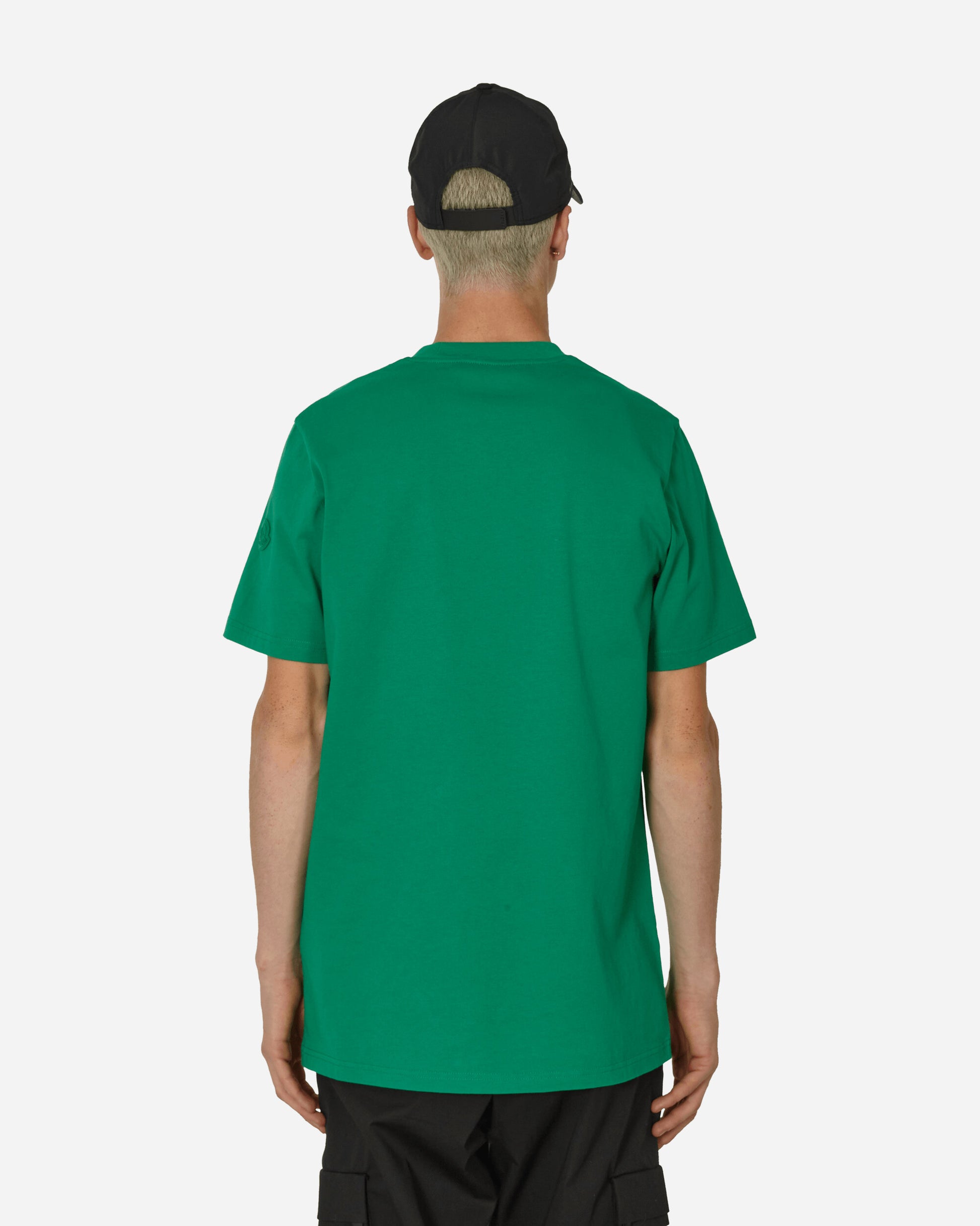 Moncler Ss T-Shirt Green T-Shirts Shortsleeve 8C000178390T 853
