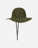 Needles Crusher Hat - C/N Oxford Cloth Olive Hats Bucket OT055 A