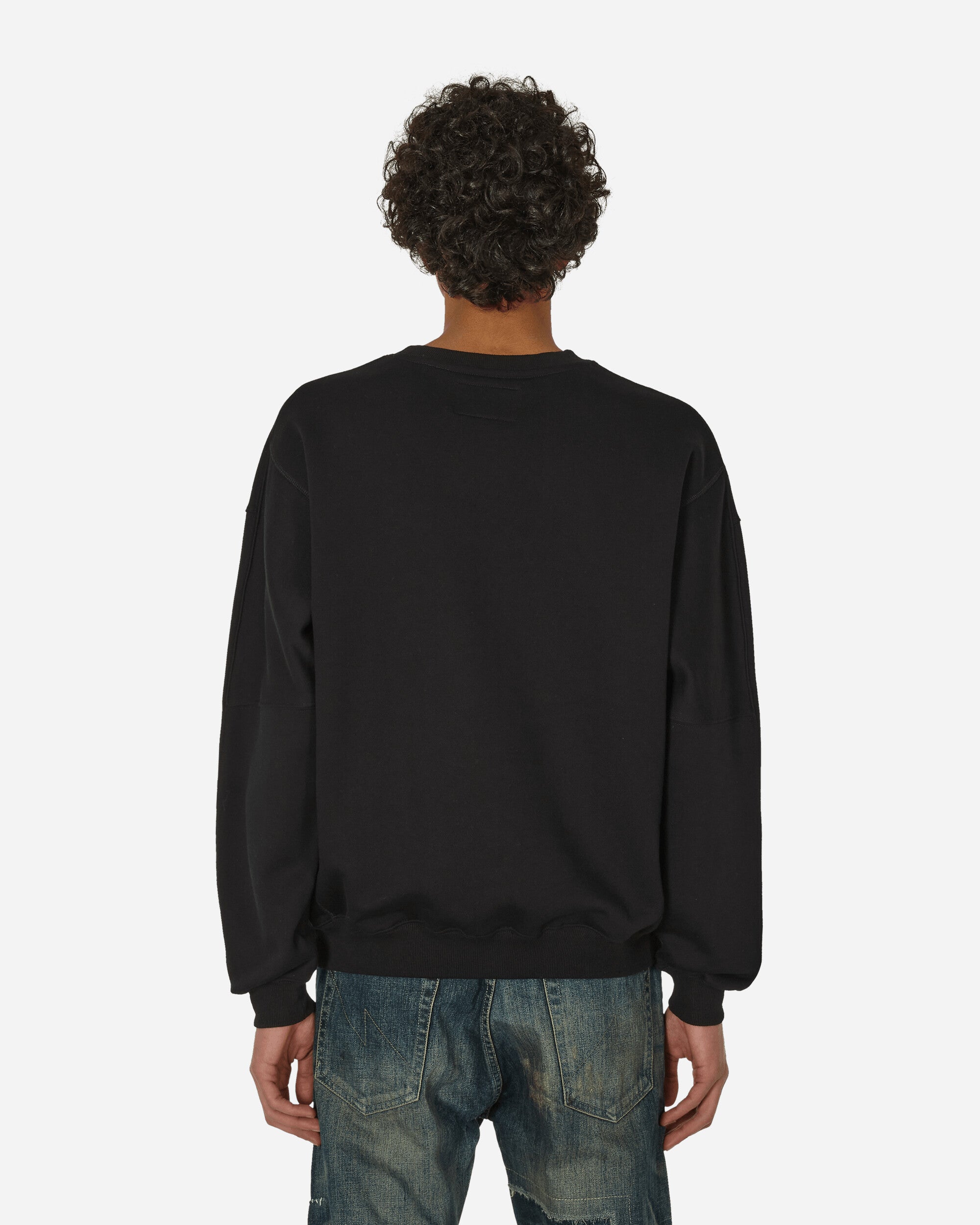 Neighborhood Nh × Deluxe . Sweatshirt Ls Black Sweatshirts Crewneck 23244DDN-CSM01S BLACK