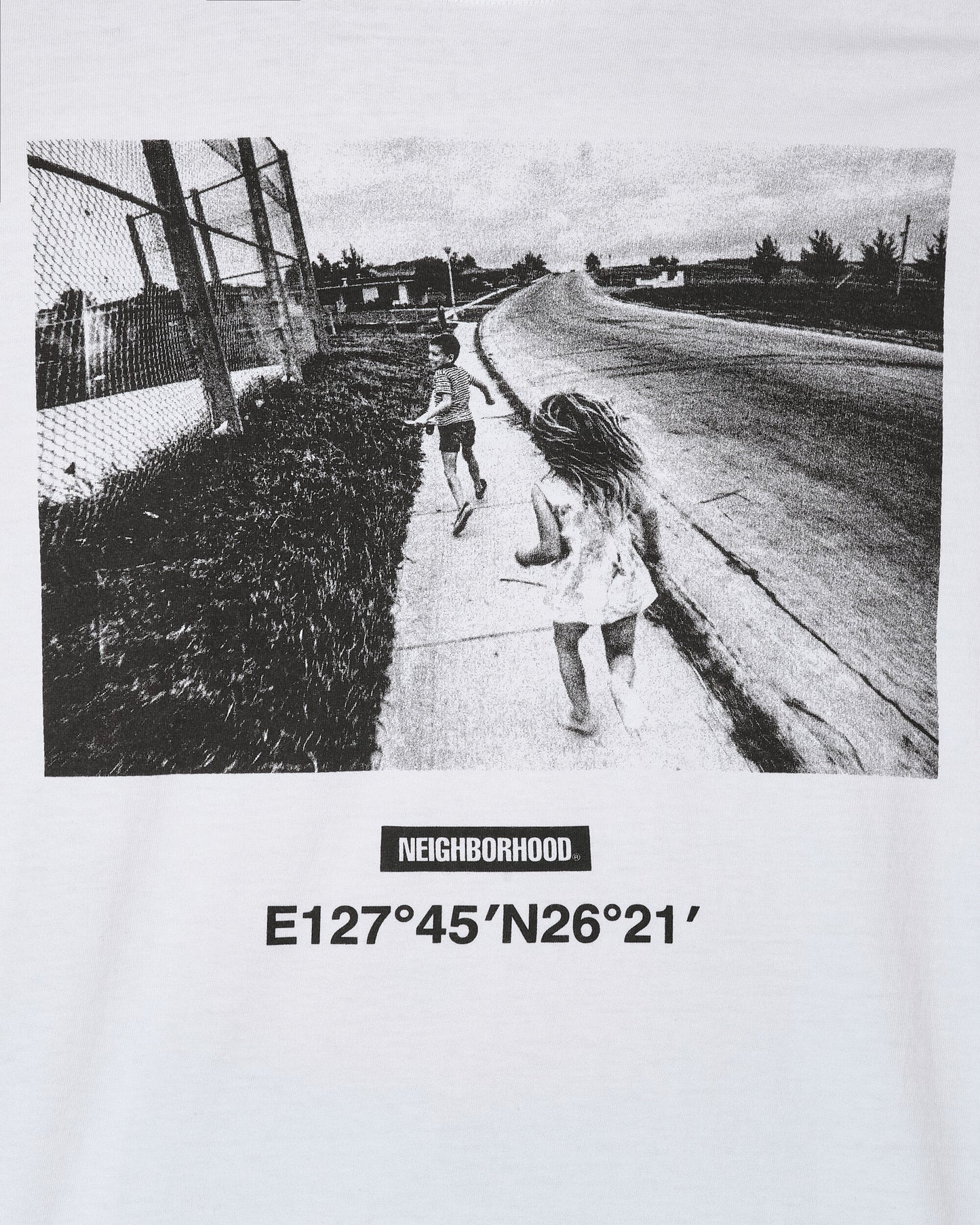 Neighborhood Nh X Osamu Nagahama . Tee Ss-4 White T-Shirts Shortsleeve 241PCNON-ST04 WH