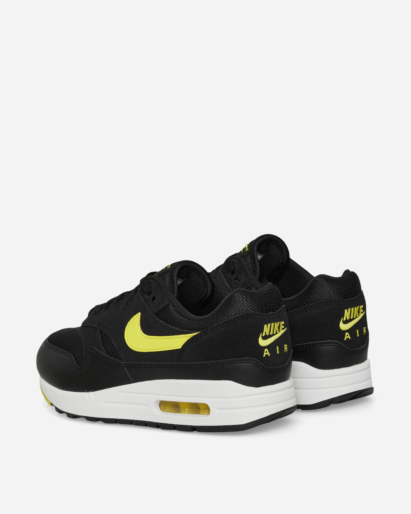 Nike Nike Air Max 1 Ess Black/Opti Yellow Sneakers Mid FZ5808-005