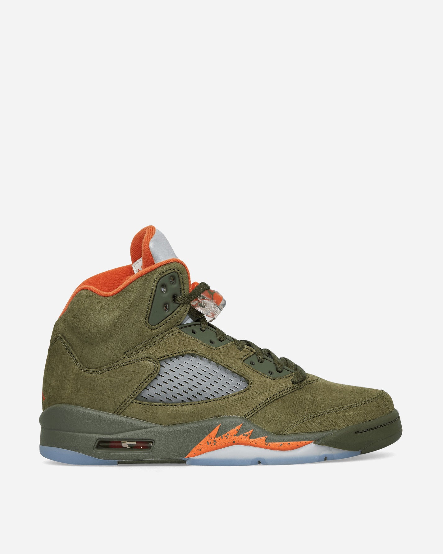 Nike Jordan Air Jordan 5 Retro Army Olive/Solar Orange Sneakers High DD0587-308