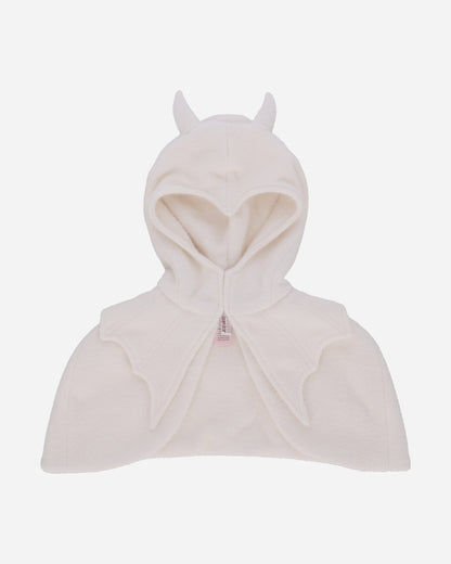 No Dress Wmns Nodress X Roomservice888 Devil Horns Detachable Shawl Balaclava White Hats Balaclavas BK29-W WHITE