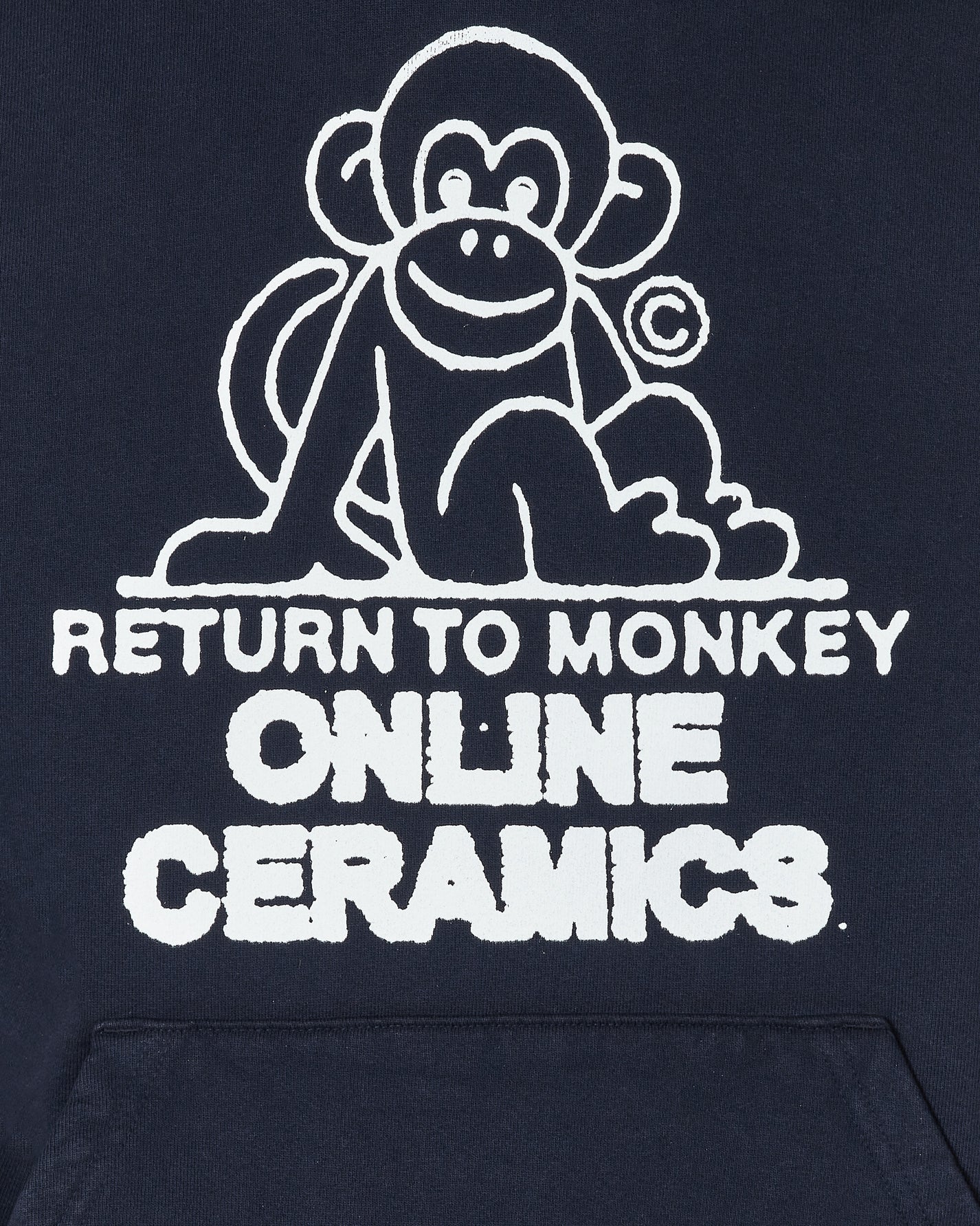 Online Ceramics Return To Monkey Navy Hoodie Navy Sweatshirts Hoodies MONKEYHOODIE NAVY