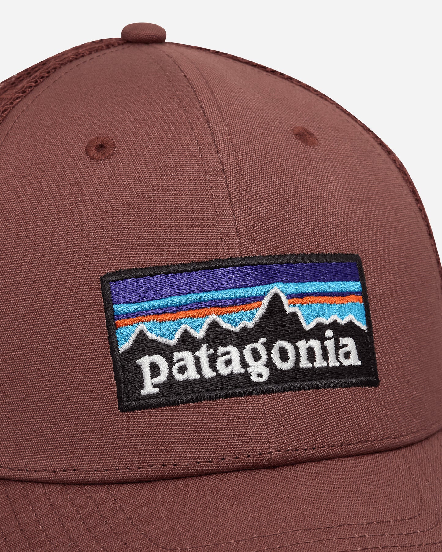 Patagonia P-6 Logo Lopro Trucker Hat Dulse Mauve Hats Caps 38283 DLMA