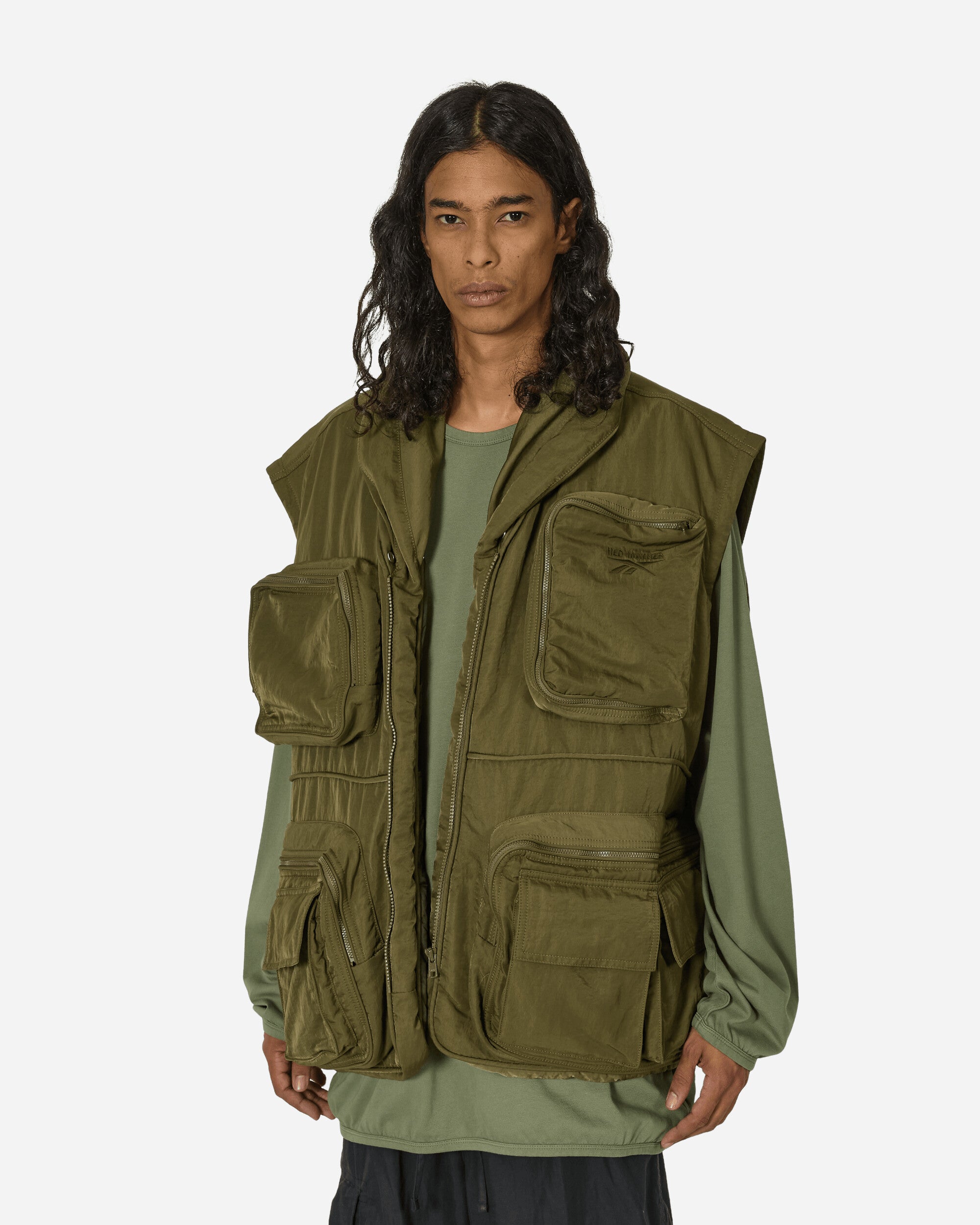 Hed Mayner Vest Army Green