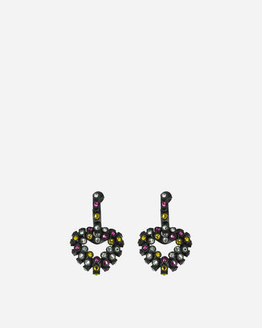 Roussey Wmns Tiny Crush Earrings Exclusive Multi Black Exclu Jewellery Earrings F23E09 1