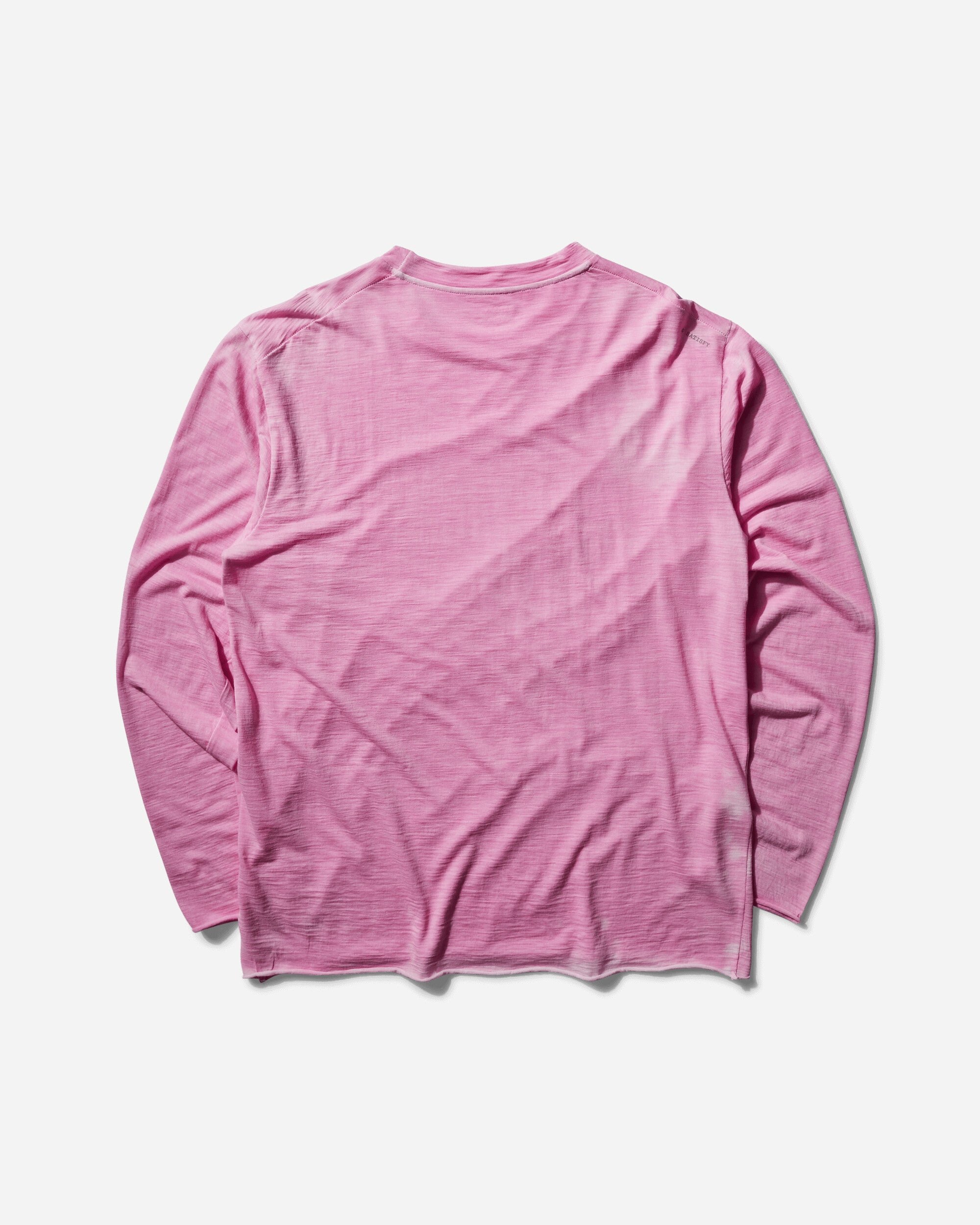 Satisfy Cloudmerino Long Tee Termopink T-Shirts Longsleeve 11003 THP