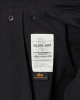 Slam Jam CCCP FEDELI ALLA LINEA - FIELD JACKET Black Washed Coats and Jackets Jackets SJAUJK01FA02 BLK001