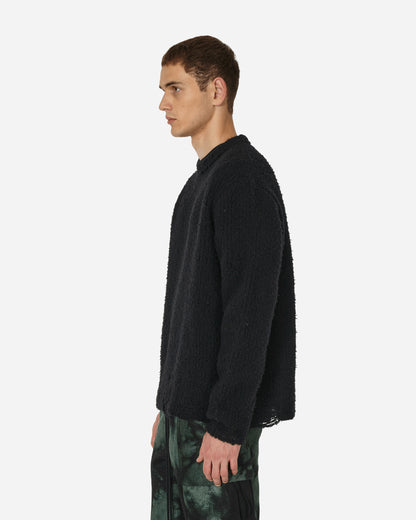 Song for the Mute Oversized Sweater Black Knitwears Sweaters 232-UKT009 BCLEBLK