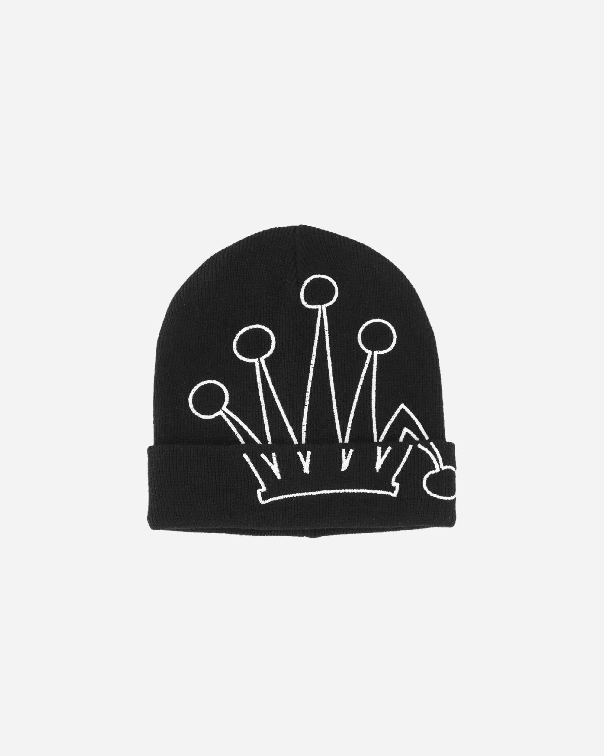 Stüssy Cuff Beanie Crown Black Hats Beanies 1321212 0001