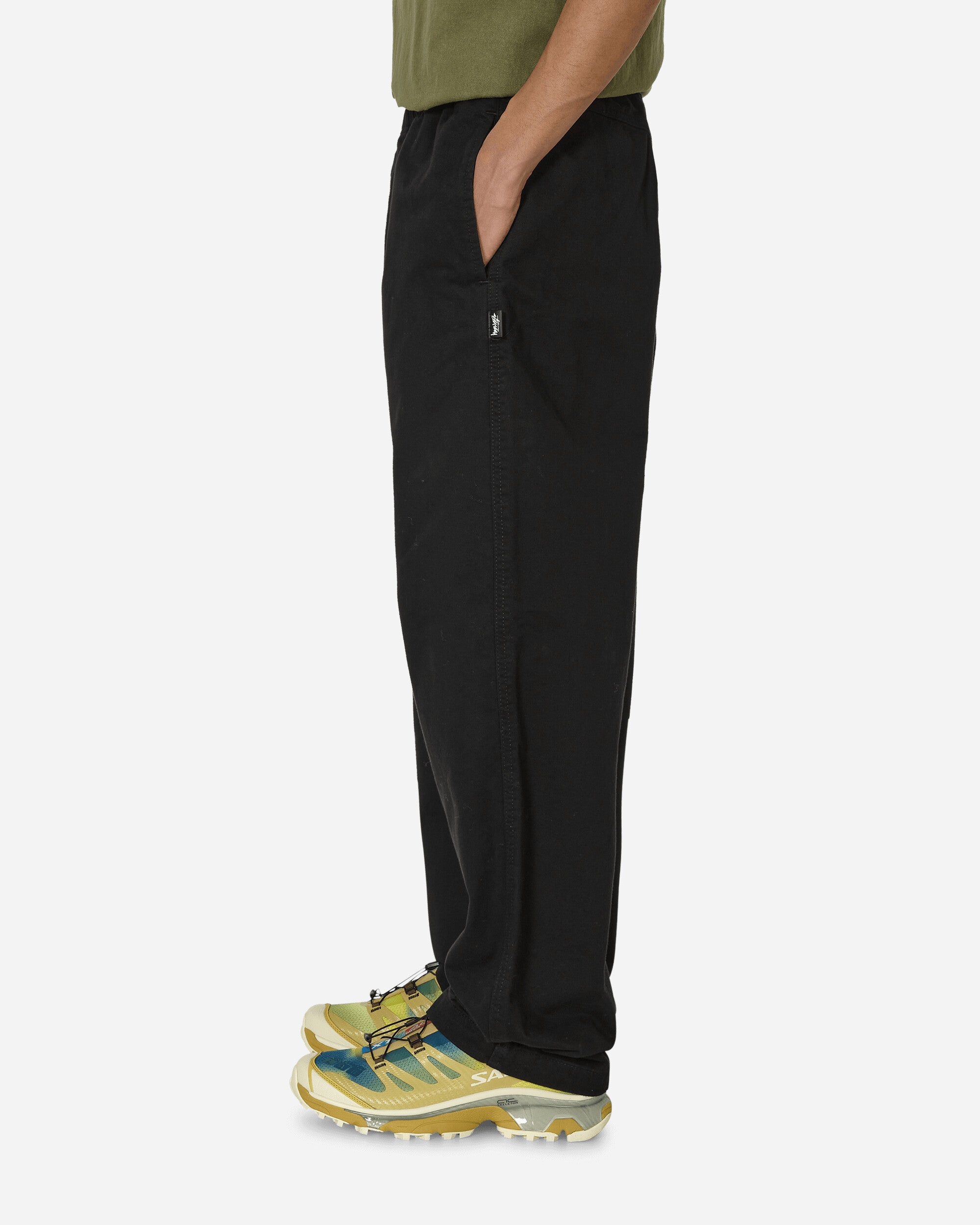 Stüssy Brushed Beach Pant Black Pants Casual 116553 0001