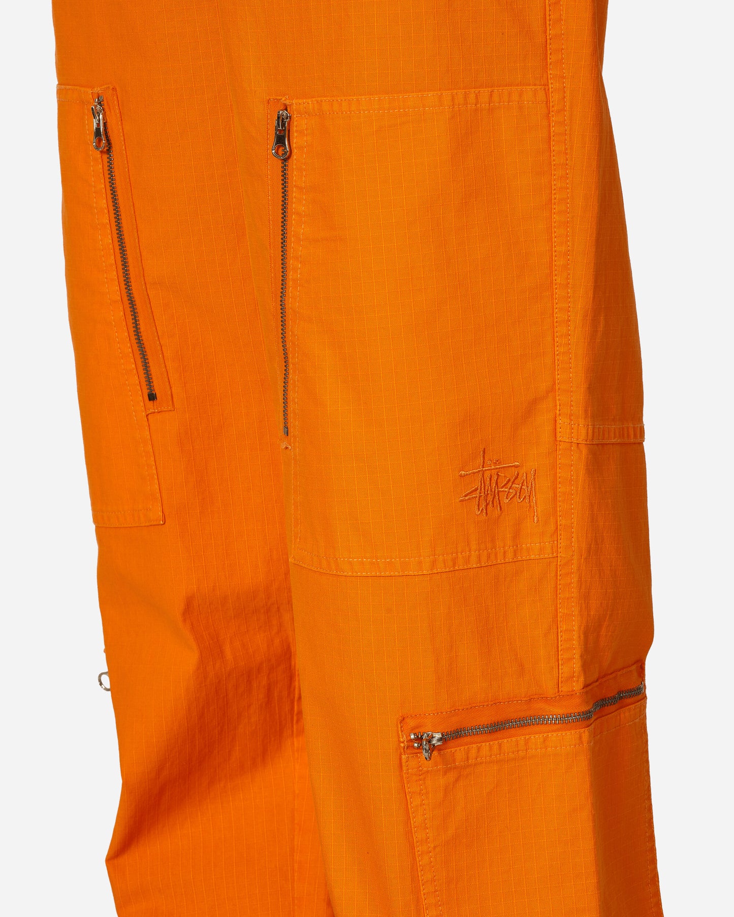 Stüssy Flight Pant Ripstop Pig. Dyed Orange Pants Casual 116655 0602