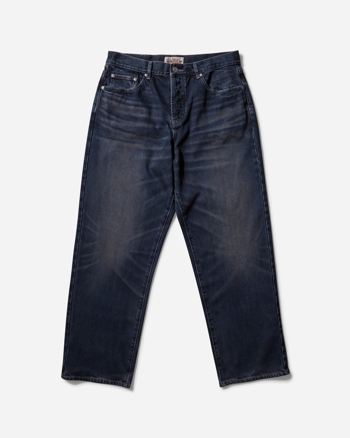 Stüssy Big Ol Jeans Denim Tnt Dstrss Blue Pants Denim 116698 0801