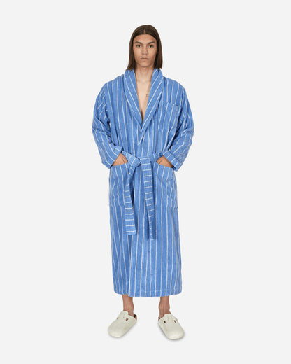 Tekla Classic Bathrobe Marseille Blue Stripes Underwear Pajamas CB MA