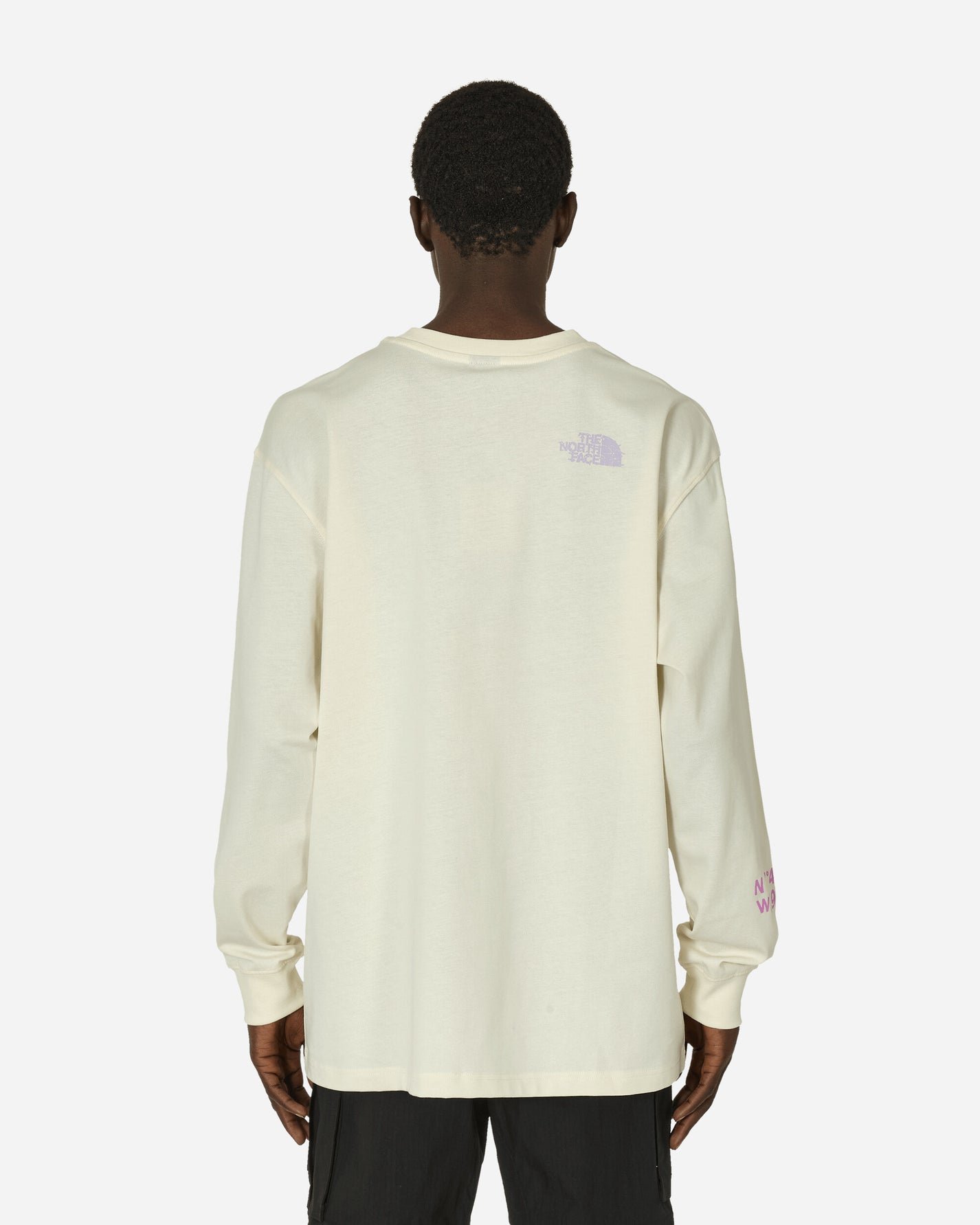 The North Face U Nse Graphic L/S Tee White Dune T-Shirts Longsleeve NF0A87F5 QL1