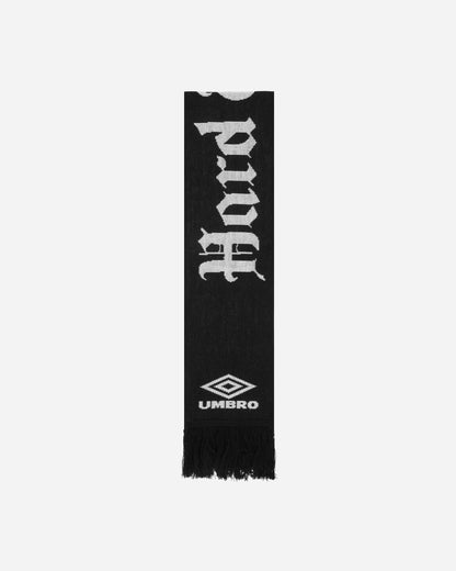 Umbro Jacquard Check Scarf Black Gloves and Scarves Scarves and Warmneck UBMW216YA06 BLK0001