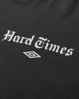 Umbro Hard Times T Shirt Black T-Shirts Top UBMW0234JY59 BLK0001