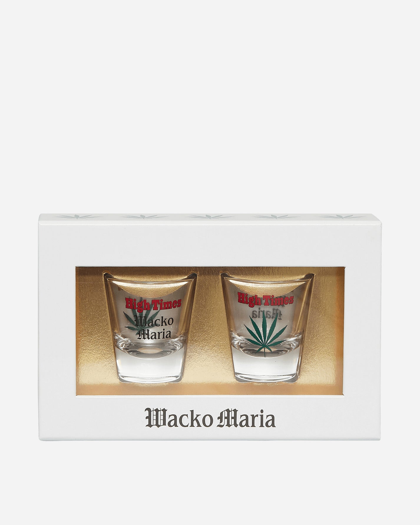 WACKO MARIA Hightimes / Shot Glass Clear Tableware Mugs and Glasses HIGHTIMES-WM-GG03 CLR