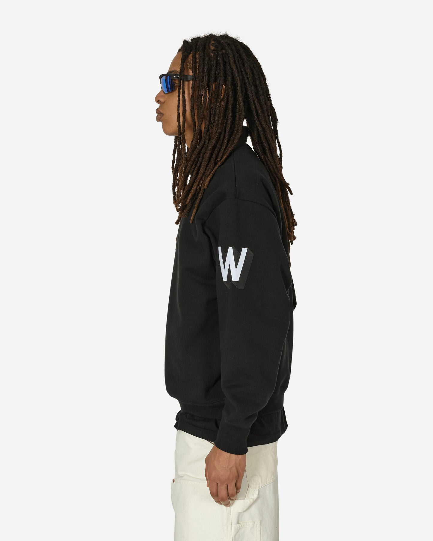 WTAPS Dt Cut & Sewn Black Sweatshirts Fleece 241ATDT-CSM05 BLK