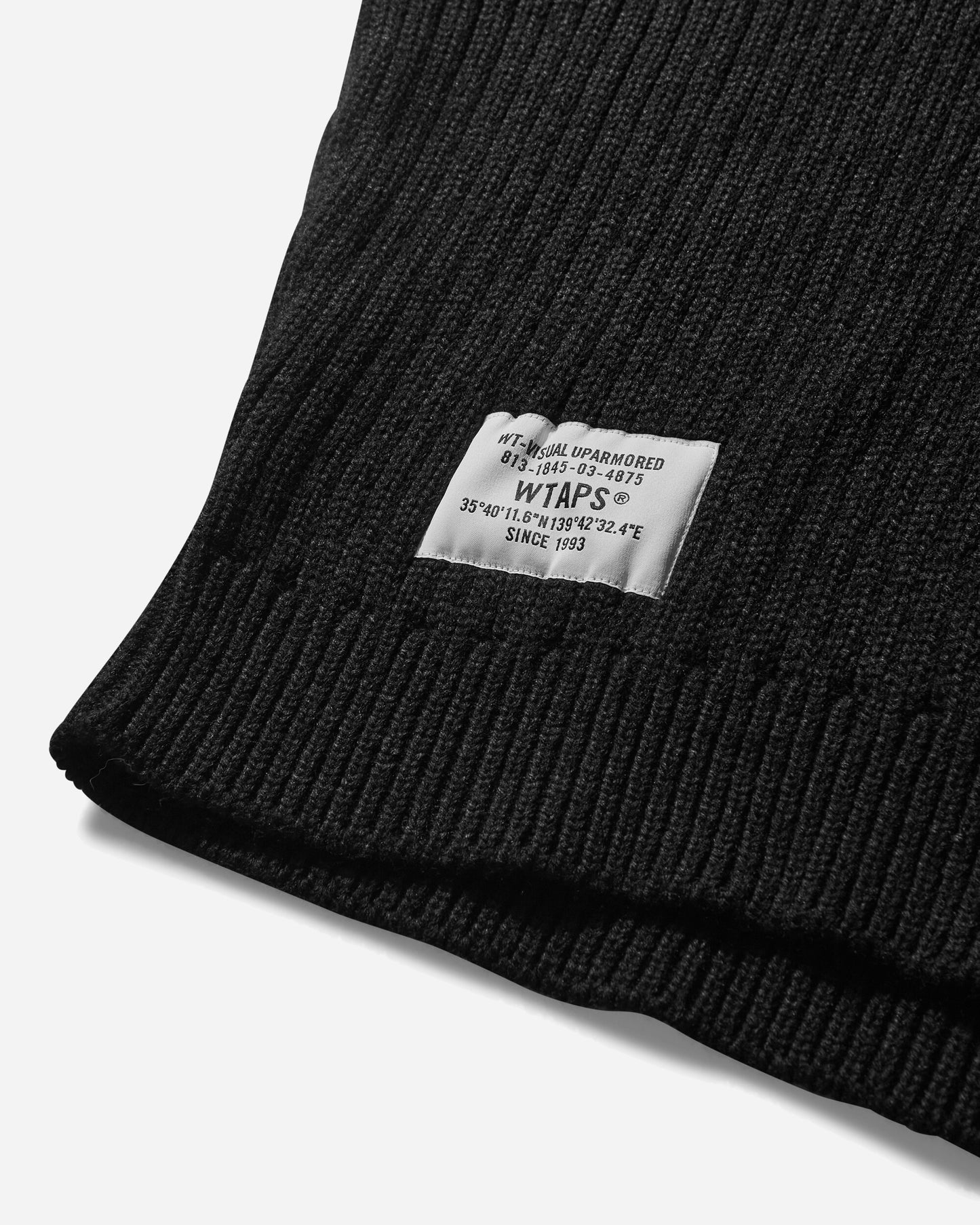 WTAPS Knit 03 Black Knitwears Sweaters 242MADT-KNM03 001