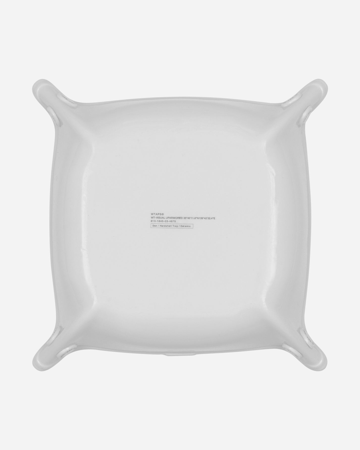 Wtaps Den L Hardshell Tray White Homeware Design Items 222AIDT-AC01 WH