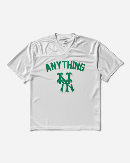 aNYthing Subway Series Football Jersey White T-Shirts Shortsleeve ANY-011 WHITE