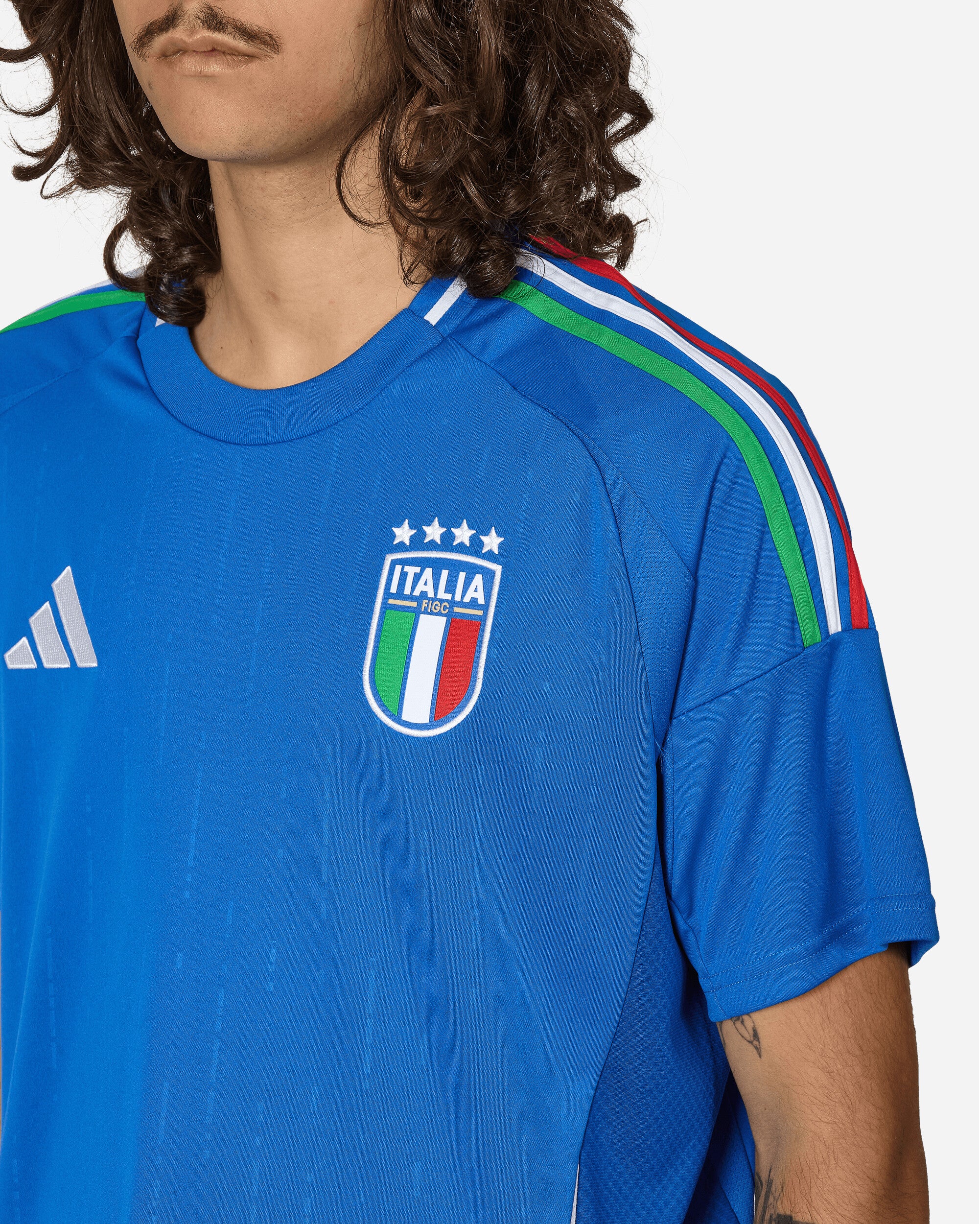 adidas Figc H Jsy Blue T-Shirts Shortsleeve IN0657