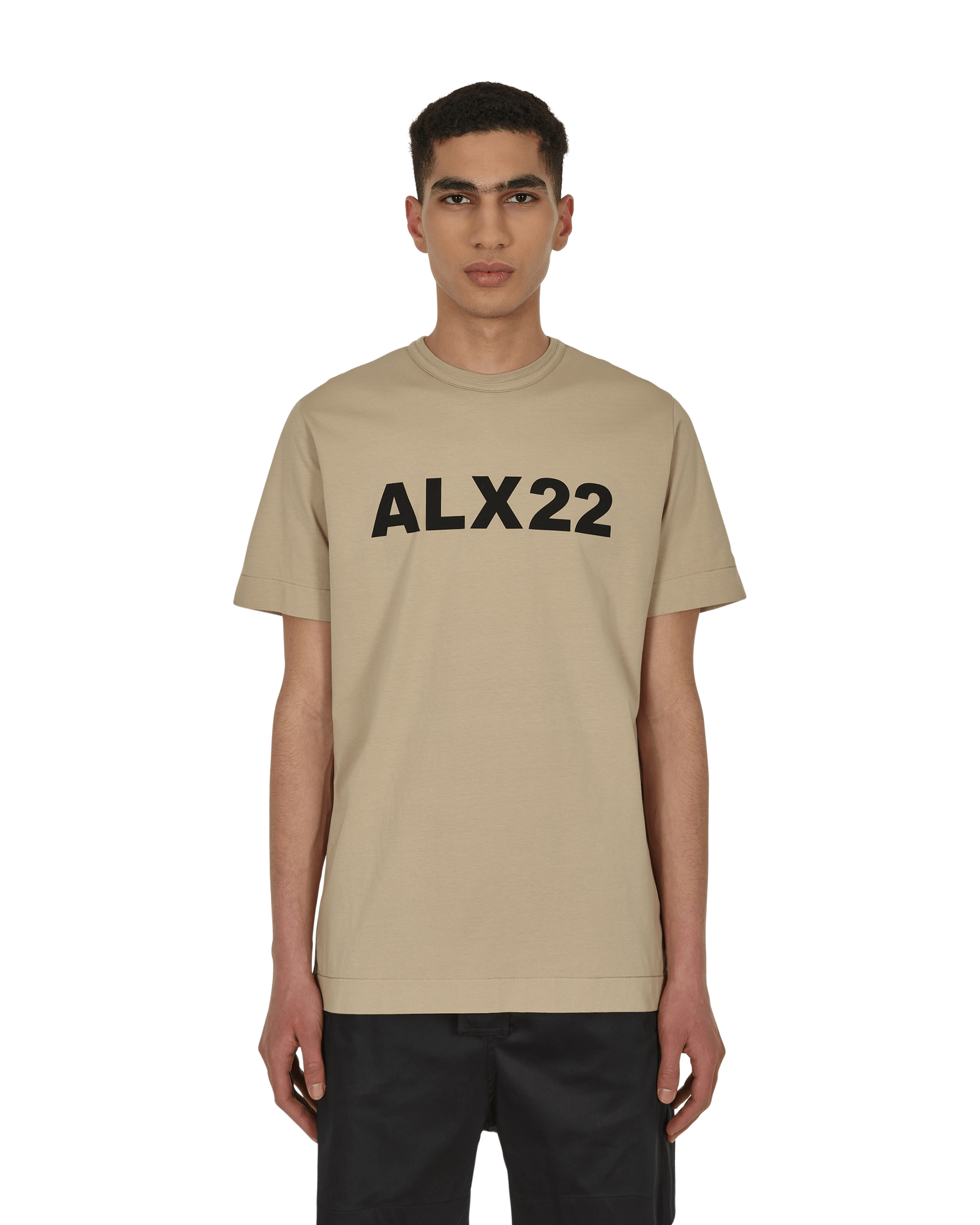 1017 Alyx 9SM Graphic Natural Dark T-Shirts Shortsleeve AAMTS0259FA01 BEG0013