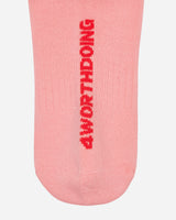 4 Worth Doing 4Wd Logo Socks Pink Underwear Socks 4WDSS23SC1 PINK