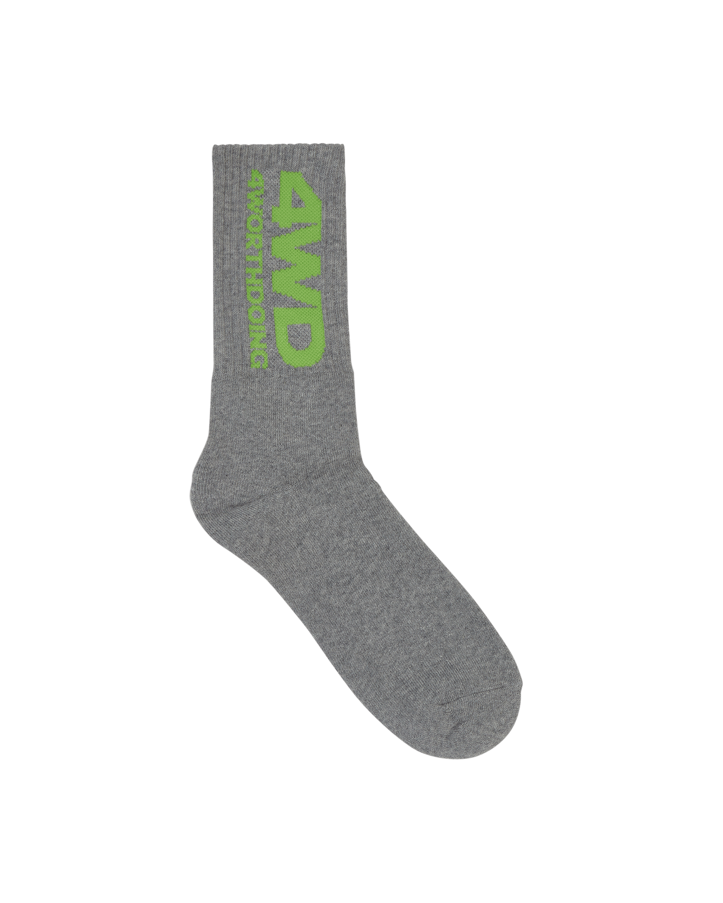 4 Worth Doing Logo Grey Underwear Socks 4WDLOGOSOCKS GREY