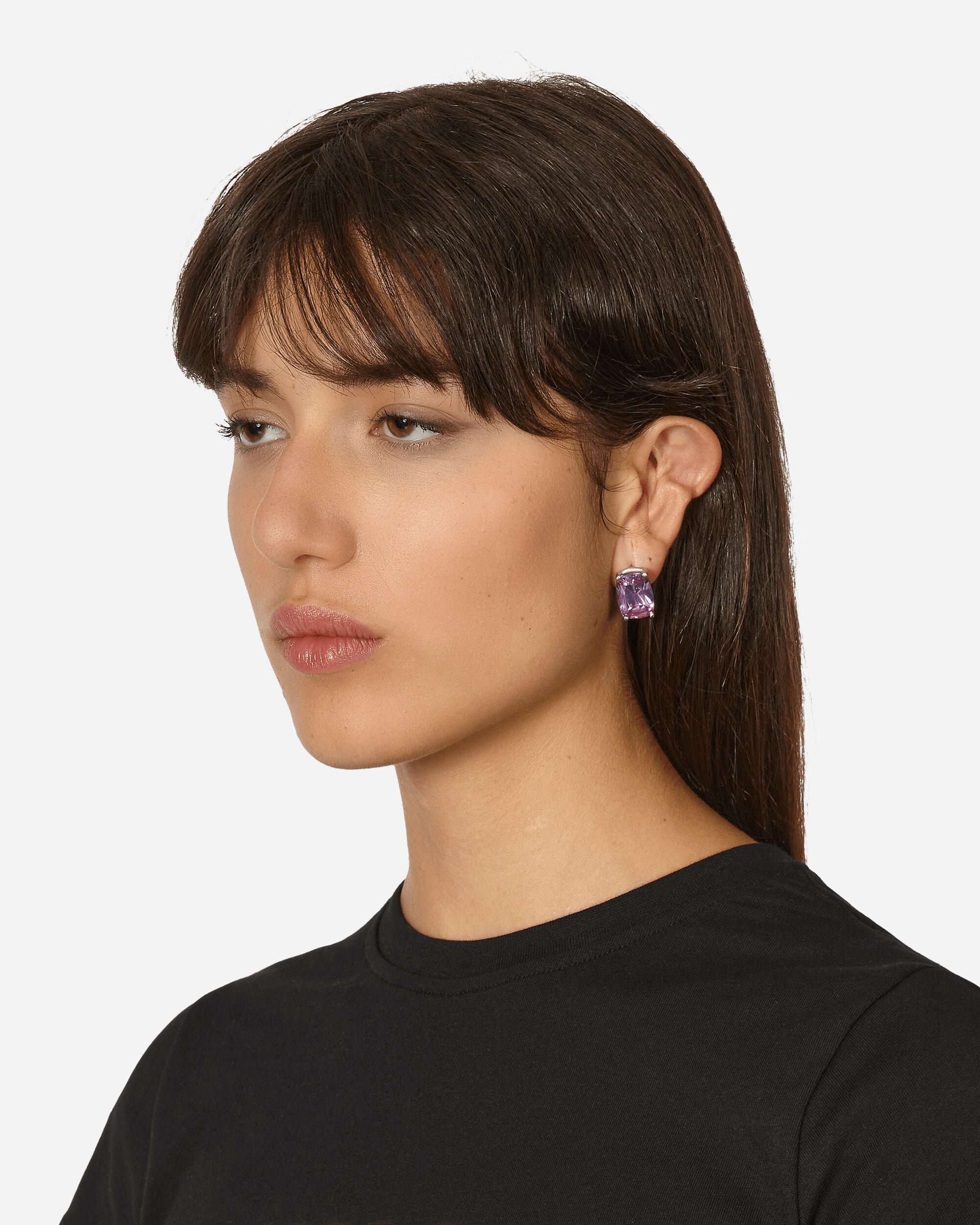 Abra Wmns Abra Earing Silver Purple Jewellery Earrings AAE16 10