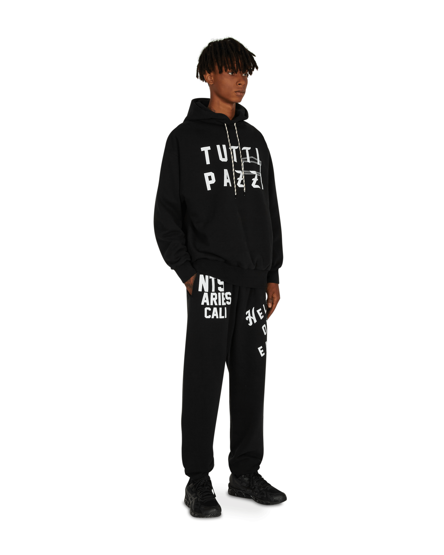 Aries Tutti Pazzi Sweatpant Black Pants Sweatpants NTAR30000 BLK