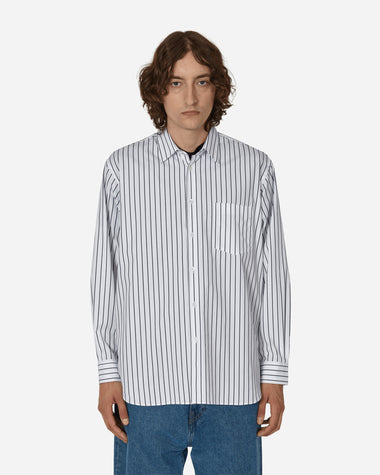 Comme Des Garçons Shirt Mens Shirt Woven Stripe Shirts Longsleeve Shirt FZ-B115-PER  119
